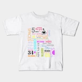 A Mouthful words Kids T-Shirt